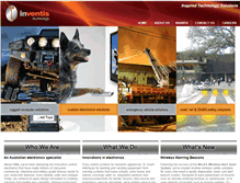 Tablet Screenshot of inventistechnology.com.au
